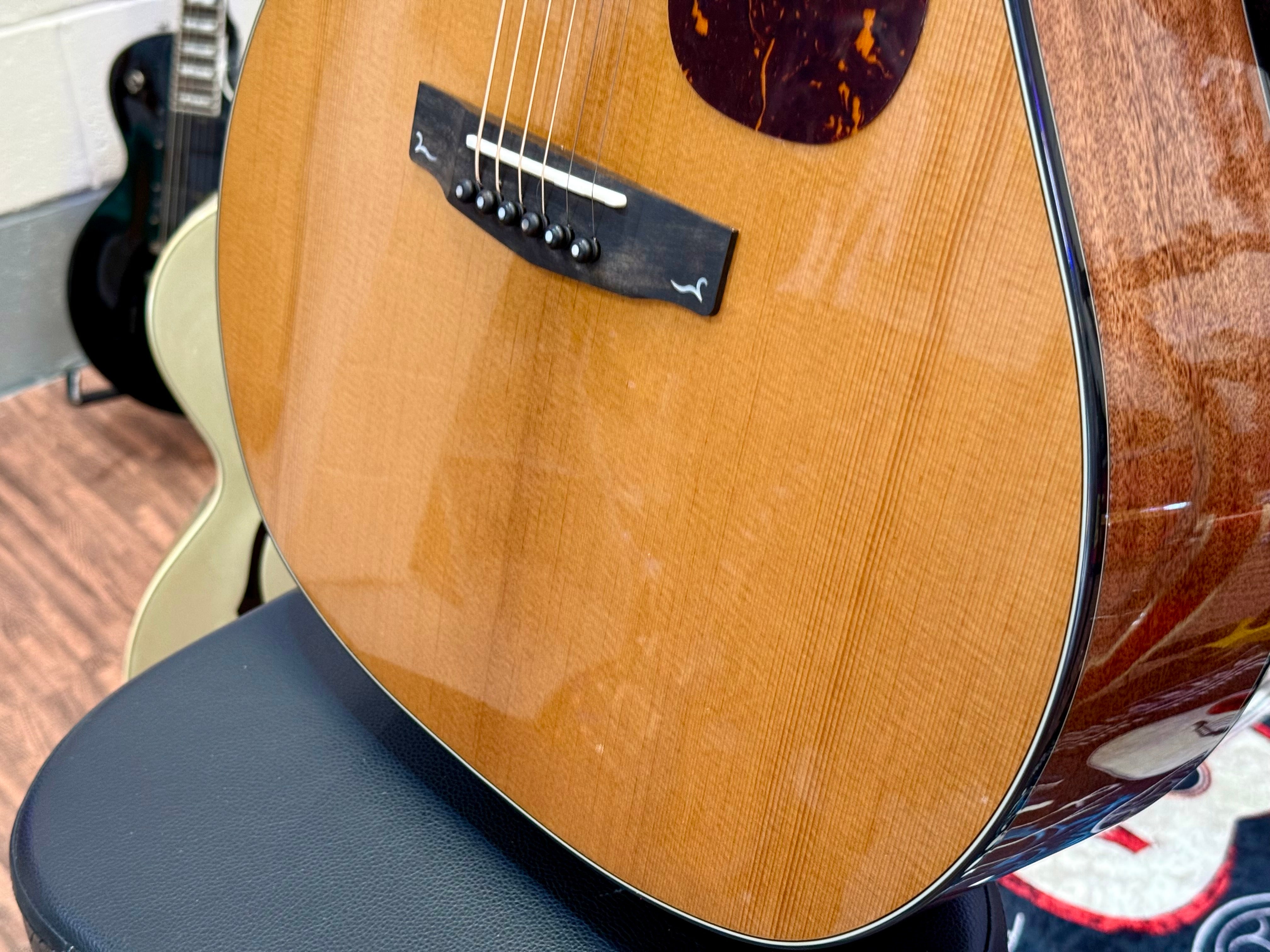 🌟NEW 2025 🌟 Cort Gold A6 Nat Electro Acoustic~ Natural~ Ebony Board~ Gig Bag!