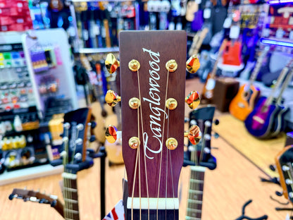 Tanglewood TE8EBL Elemental Parlour Electro Acoustic~ Natural Satin~ Solid Top
