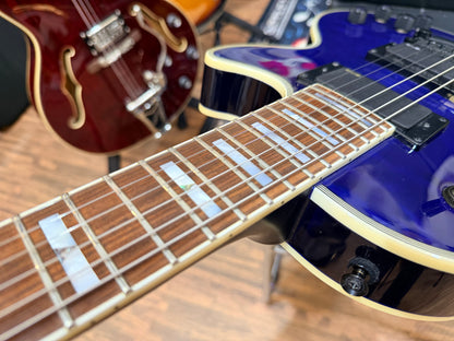 🔥2019🔥 Epiphone Les Paul Prophecy Custom Plus EX~ Midnight Sapphire~ EMG P’Ups