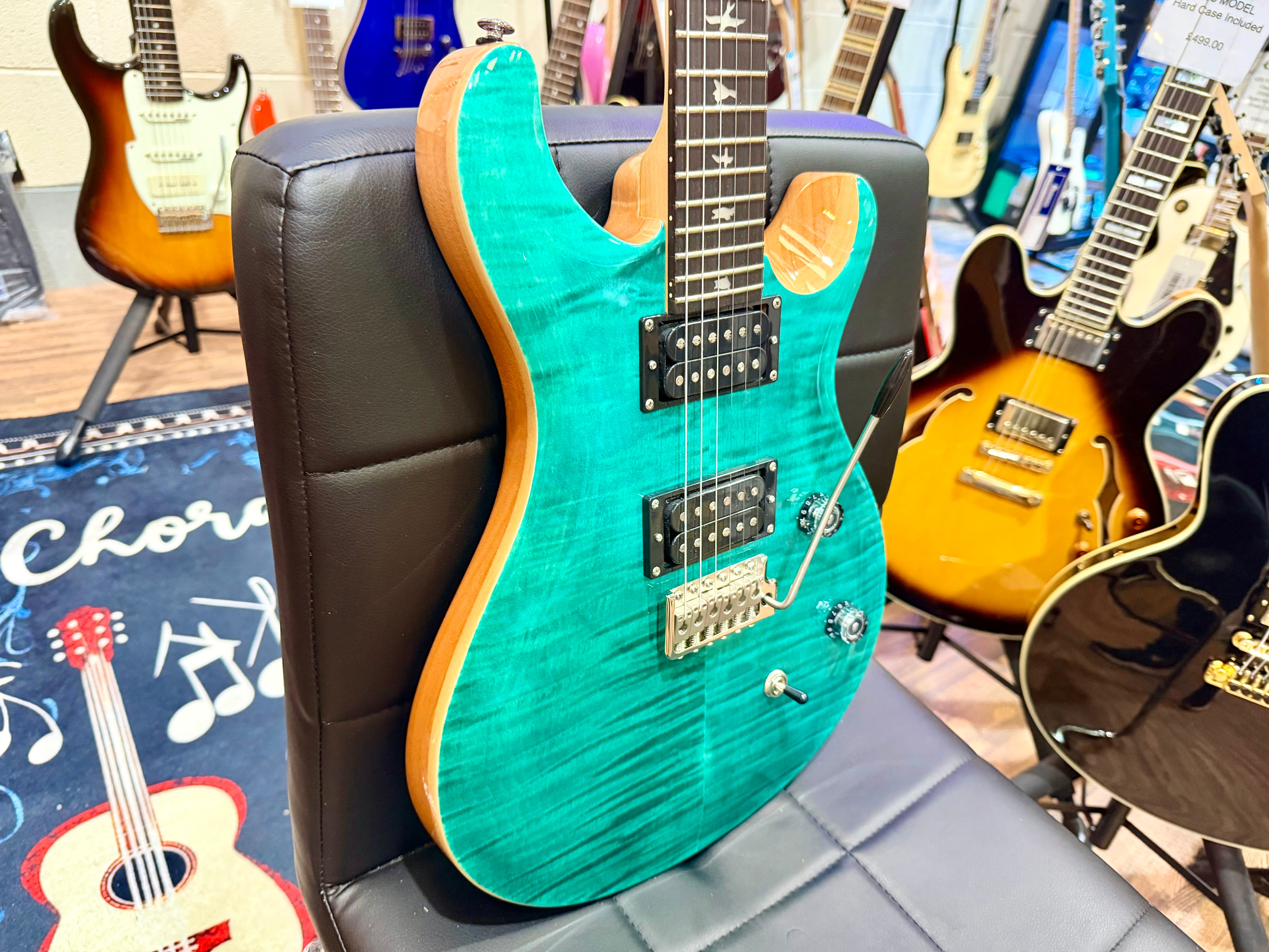 ✨MINT 2025✨ PRS SE CE24 Turquoise~ Ex-Demo~ Electric Guitar + Gig Bag!