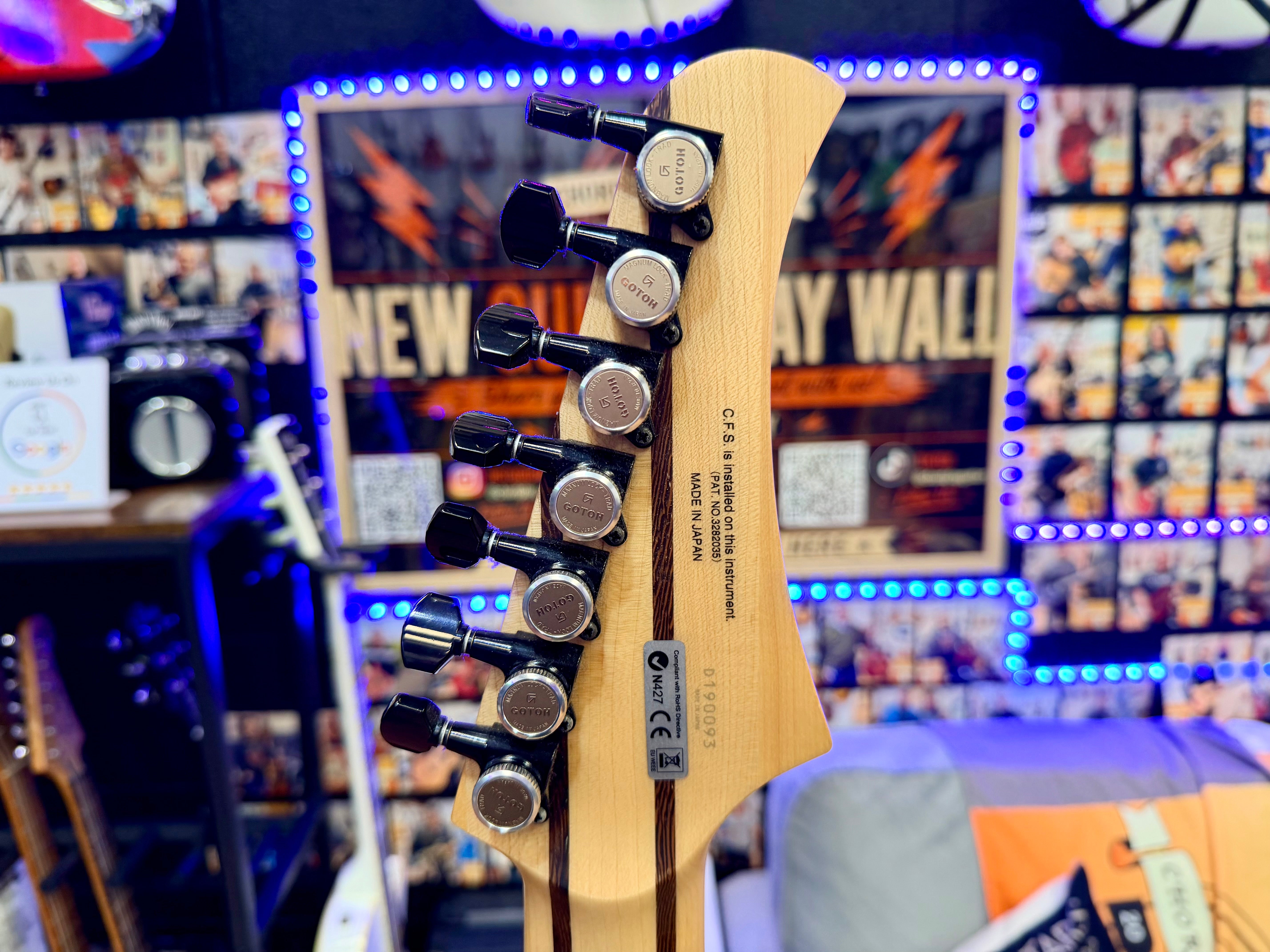 🇯🇵 FGN J Standard Mythic JMY7-Ash-M 7 String MIJ 2019 Fujigen Japan~White 🇯🇵