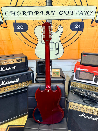 ✨2025✨ Epiphone SG Special P-90 Sparkling Burgundy + Hard Case~ MINT Condition