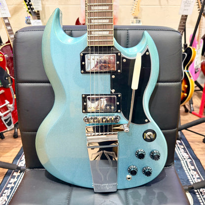 ⚡️B-STOCK⚡️ Vintage VS6 ReIssued~ Vibrola Tailpiece~ Gun Hill Blue SG ~ Tremolo!