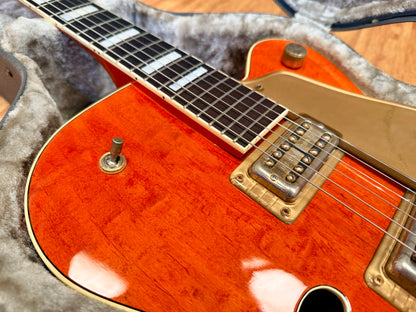 ✨1990✨ Gretsch 6120 Nashville Western Orange MIJ Terada~ Bigsby~ Japan + Case!