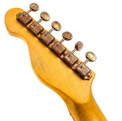 Vintage V62 ICON Telecaster Electric Guitar ~ Distressed Ash Blonde