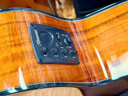 ✨NEW✨ Brunswick BTK60KO Koa Grand Auditorium Cutaway Electro Acoustic Guitar!