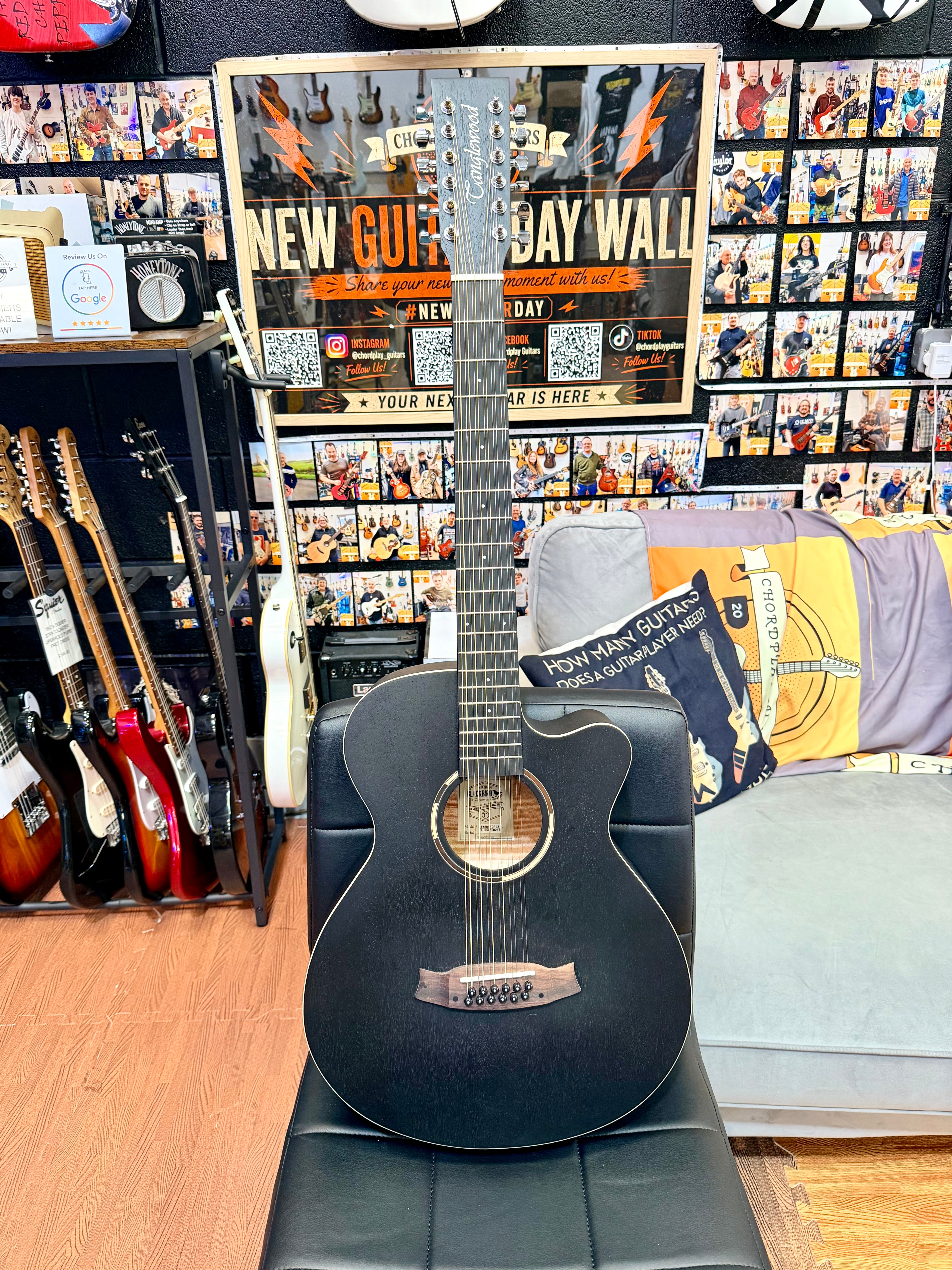 🌟MINT🌟 2025 Tanglewood TB412CE 12 Blackbird 12 String Electro Acoustic Guitar!