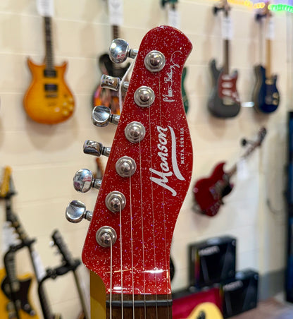 🔥NEW RELEASE🔥 Manson Meta Series Matt Bellamy MBM-2H Sustainiac~ Red Sparkle!