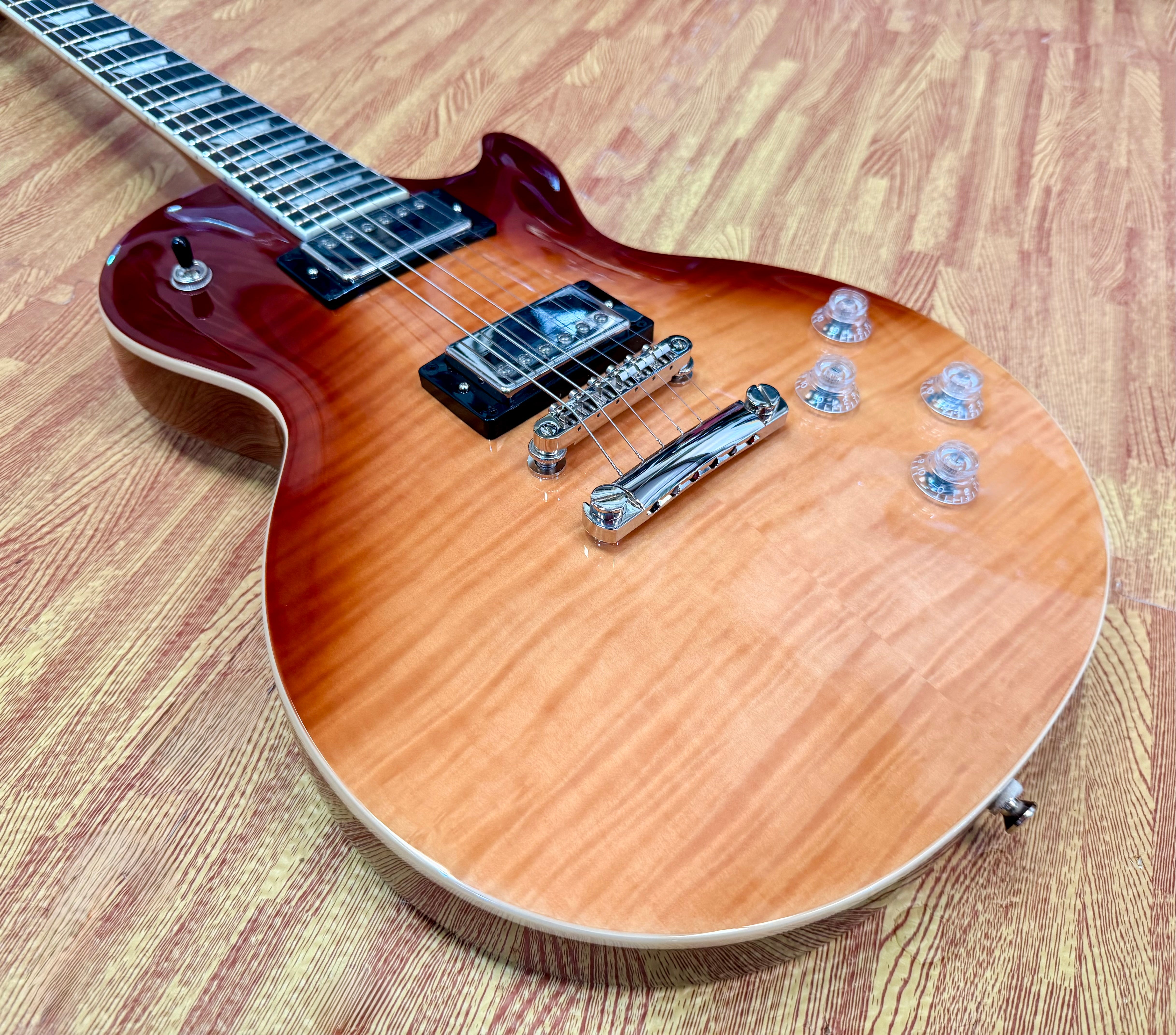 🌟2022🌟 Epiphone Les Paul Modern Figured~ Caffe Latte Fade~ Immaculate Condition