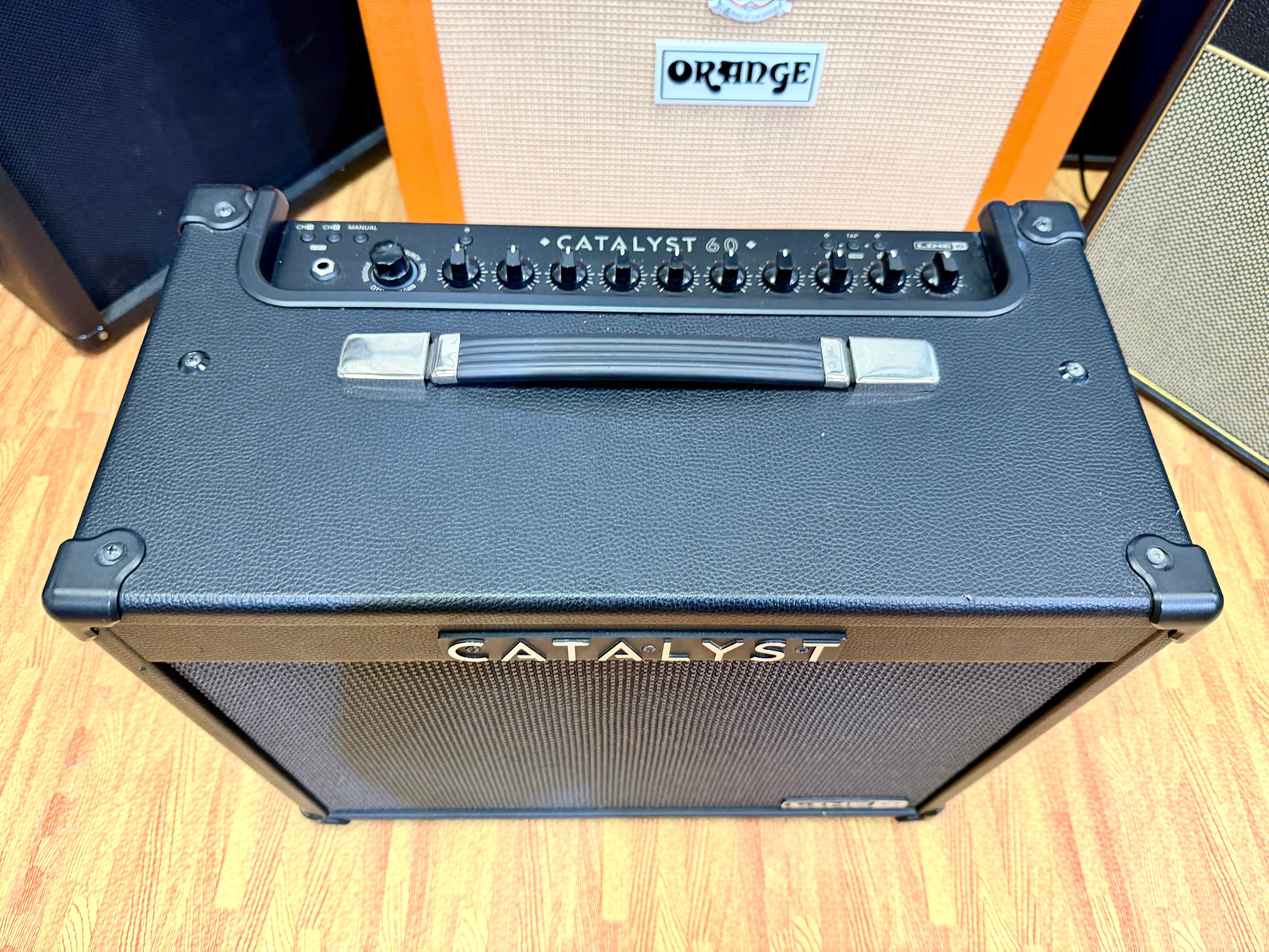 🎸MINT Line 6 Catalyst 60 60W 1x12 Guitar Amplifier Combo Amp + LFS2 Footswitch 🎸