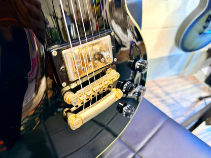 🔥RARE🔥 Epiphone Les Paul Custom 50th Anniversary Ebony/Gold~ 2002 Ltd Edition!