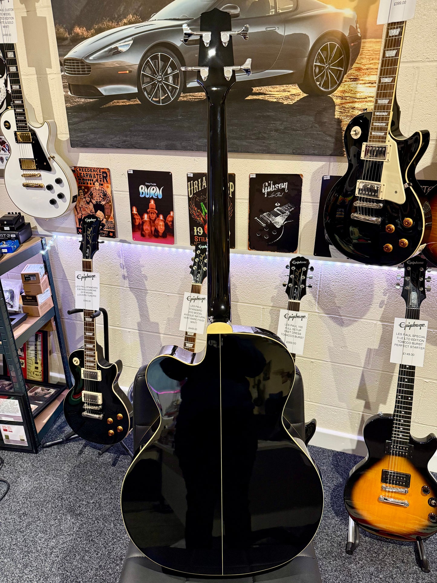 🌟ELECTRO-ACOUSTIC BASS 🌟 Takamine EGB2S-BK Gloss Black Bass~MINT!