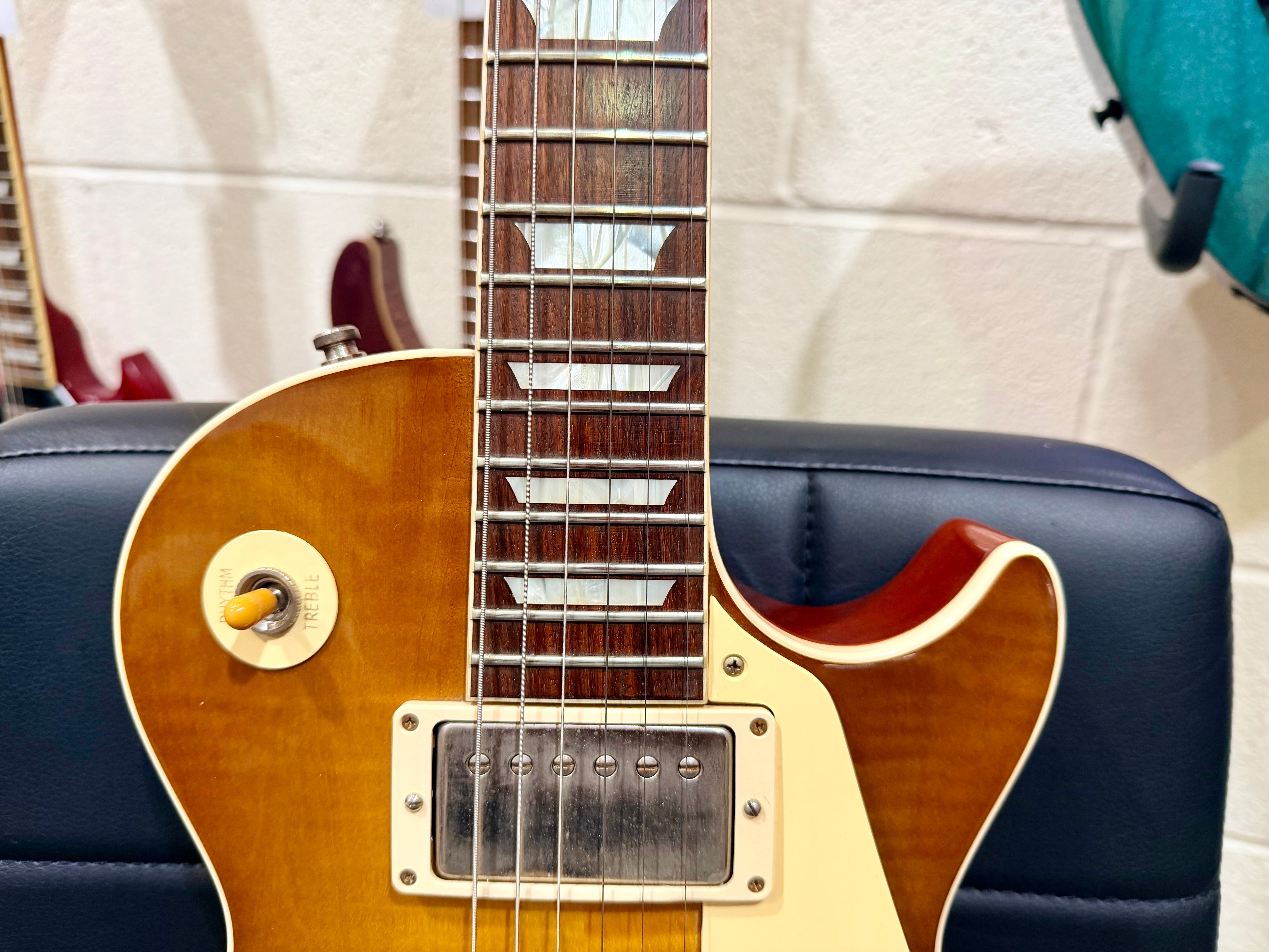 🔥2018🔥 Gibson 1959 Les Paul Custom Shop R9 VOS~ Historic Reissue~ Honey Burst!