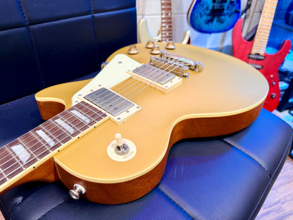 🌟2021 UPGRADED🌟 Epiphone Les Paul Classic Worn Metallic Gold~ Iron Gear P’ups!