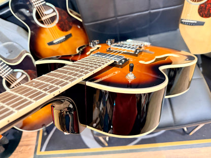 ☀️NEW☀️ Eko Tribute Jazz Semi-Acoustic Hollow Body Guitar Sunburst~ ‘ES-175’