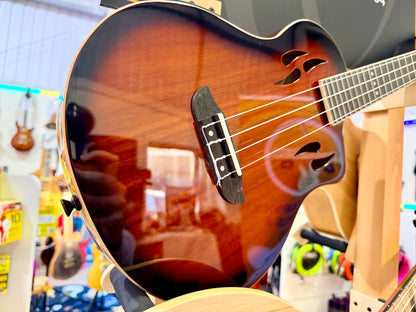 🔥NEW 2025🔥 Ortega Tourplayer Ukelele RTPX-U-ACA~Electric Uke~ Tenor Size + Bag