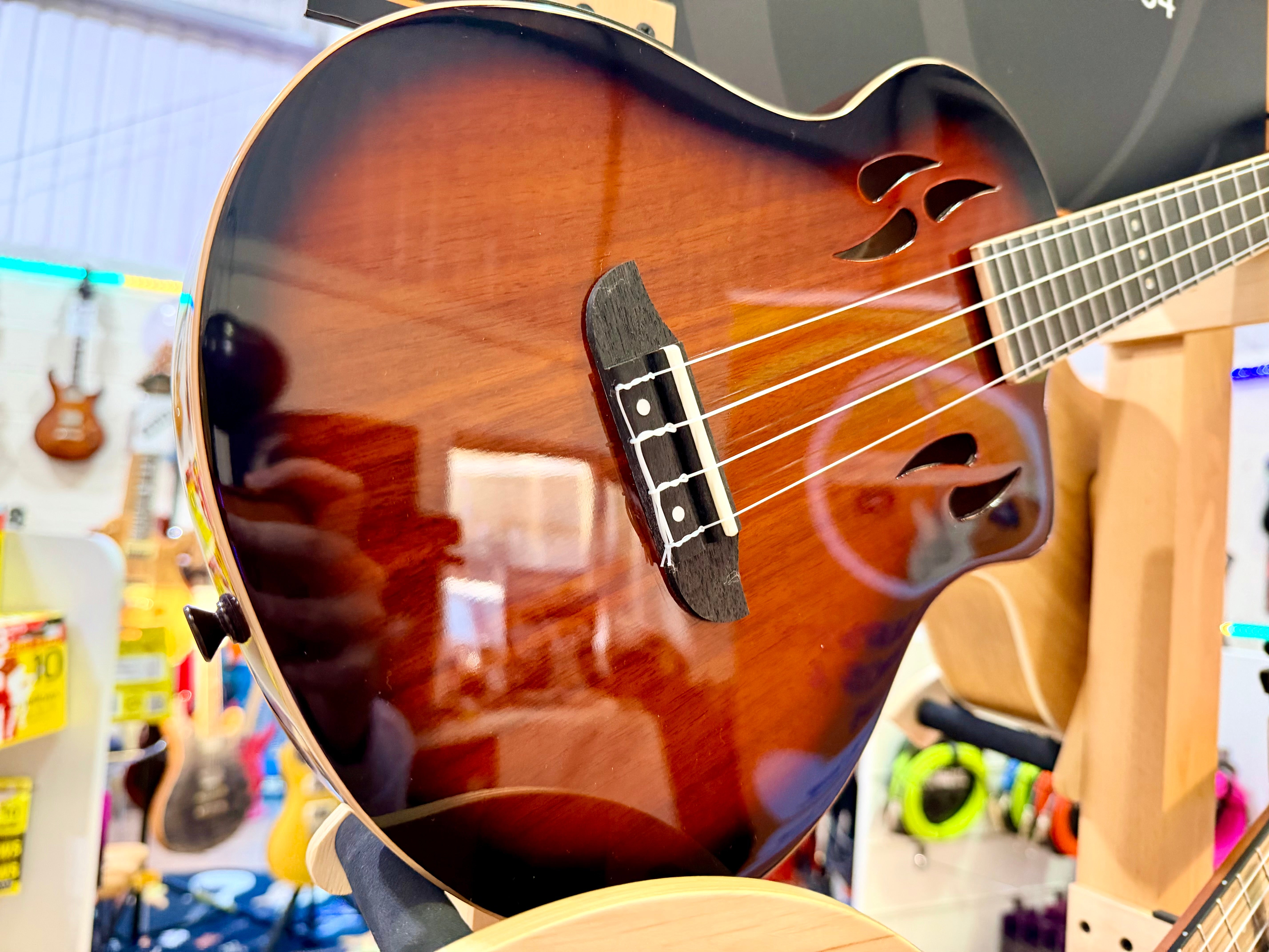 🔥NEW 2025🔥 Ortega Tourplayer Ukelele RTPX-U-ACA~Electric Uke~ Tenor Size + Bag