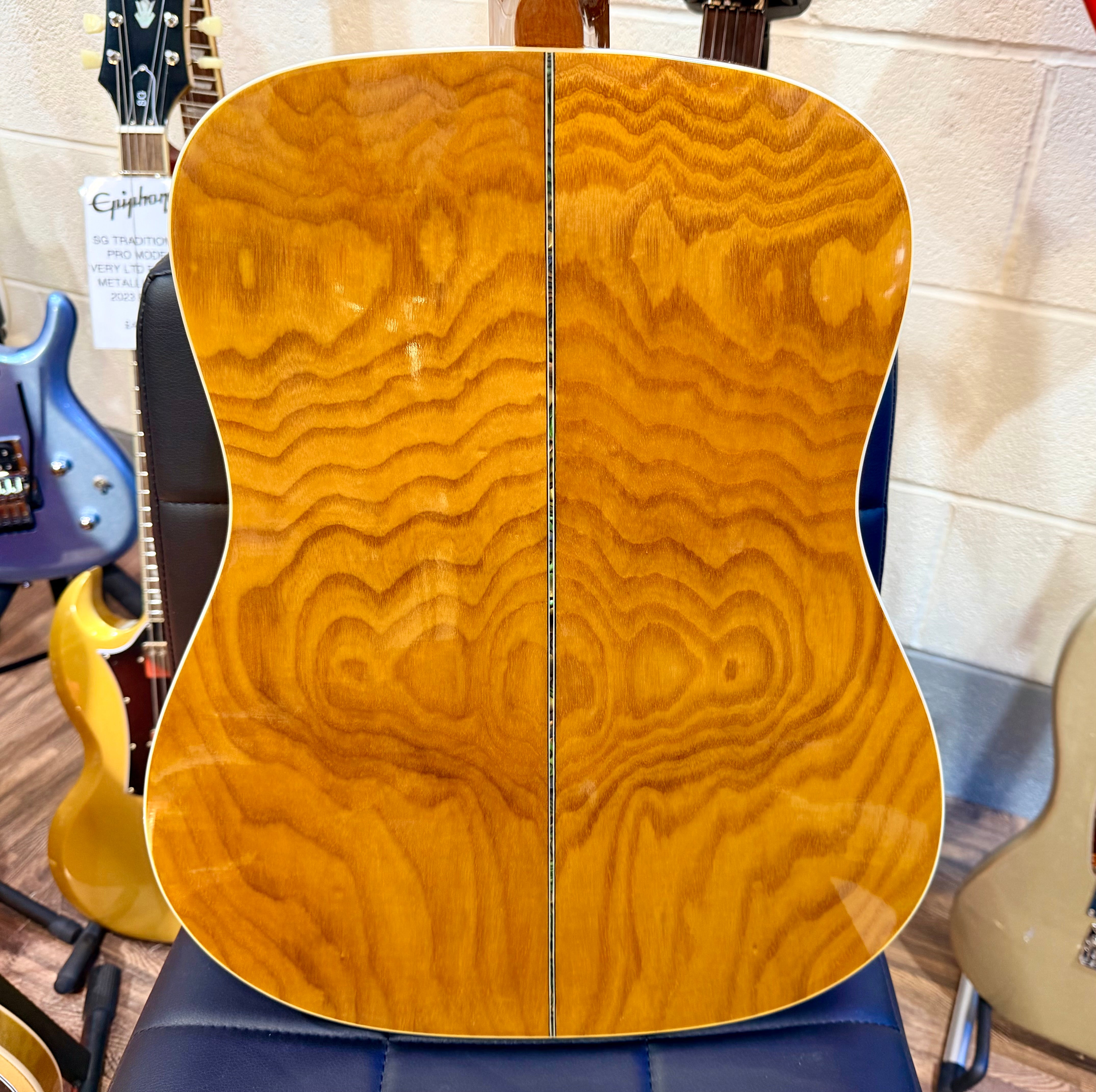 🌟STUNNING🌟 Hohner HW420G-CS Dreadnought Acoustic Guitar~ Cherry Sunburst~ 90s!