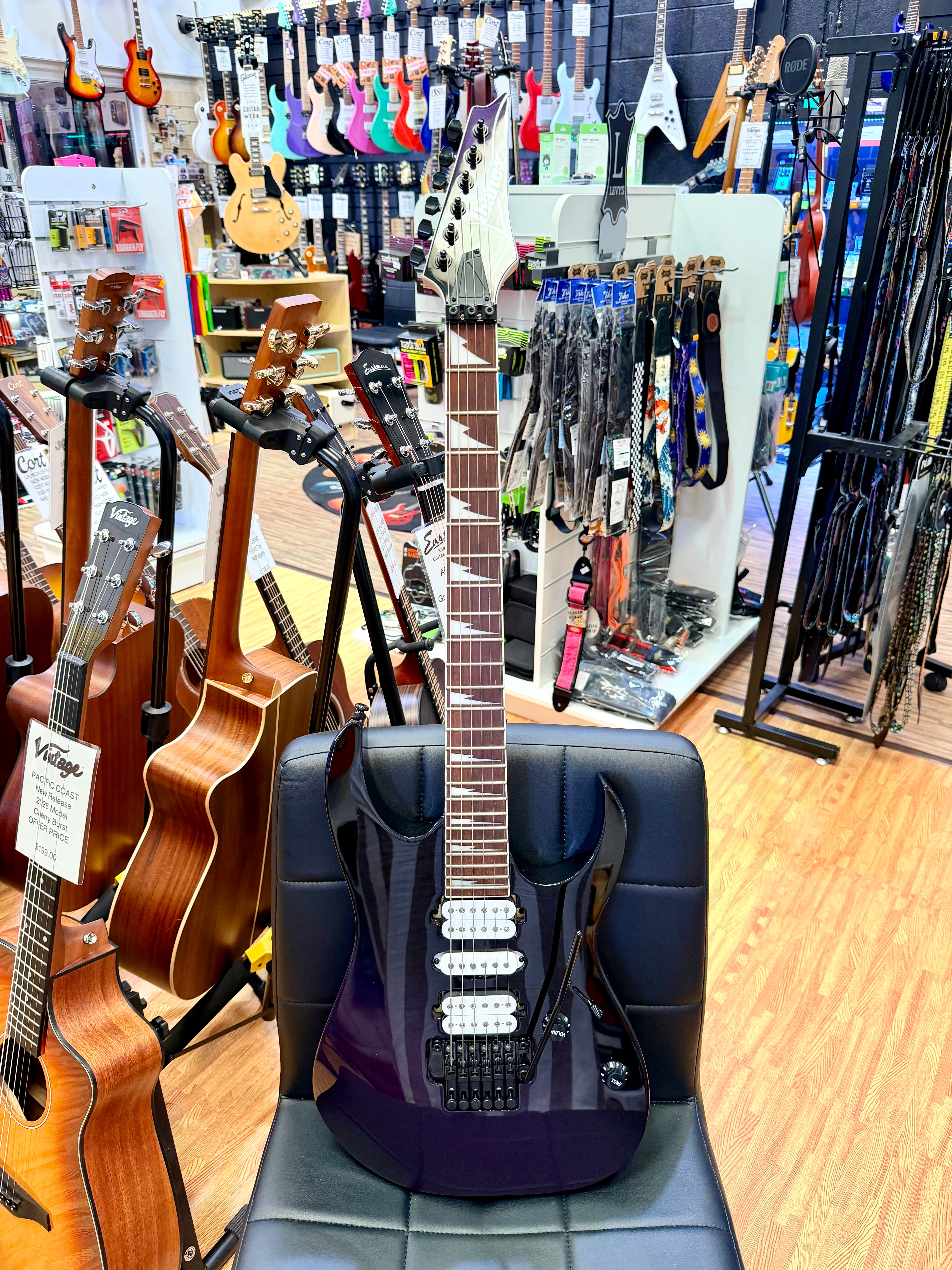 🔥2024🔥 Ibanez RG470DX RG Series Electric Guitar~ Tokyo Midnight~ HSH Tremolo!