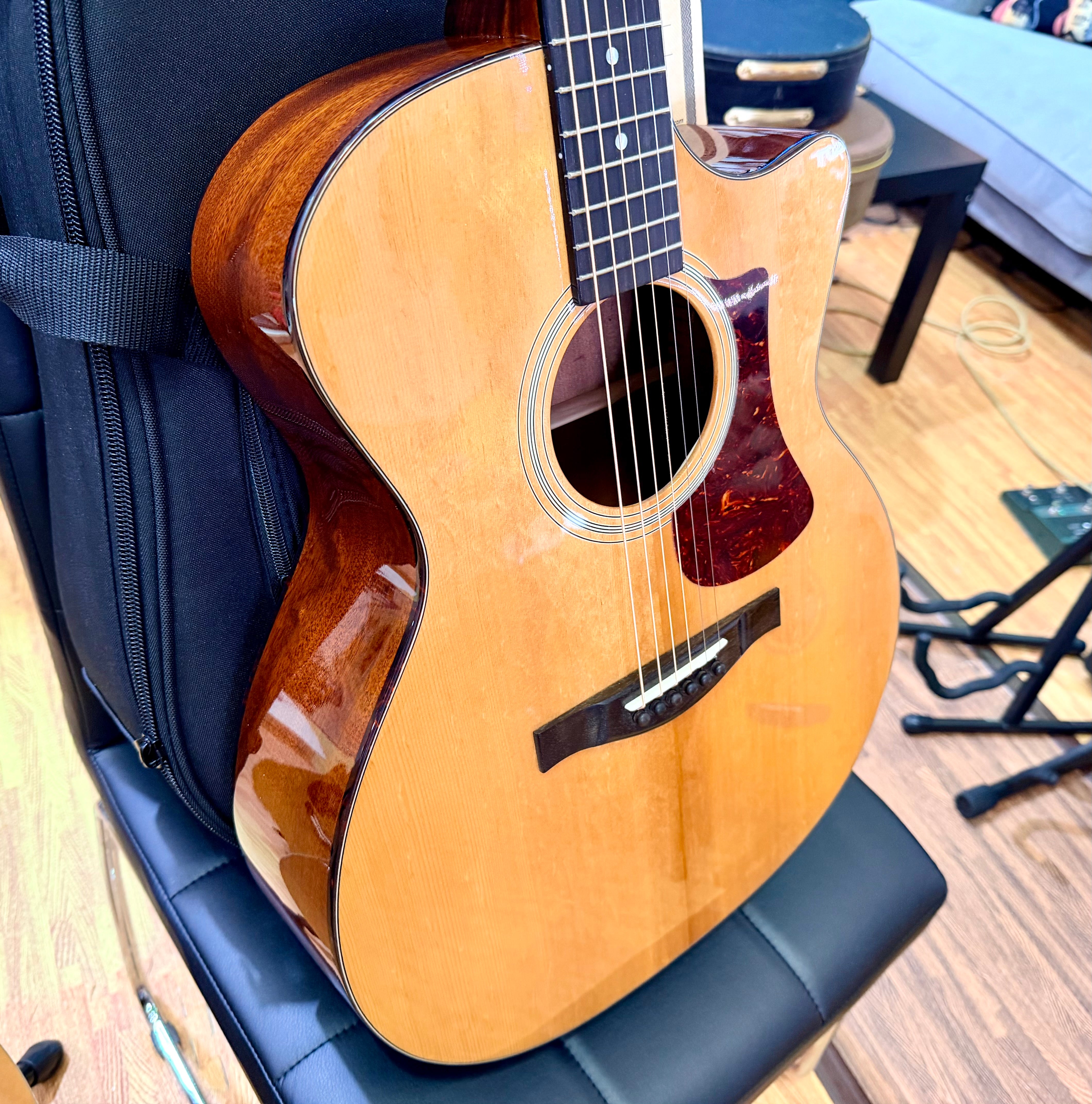 ✨MINT✨ 2024 Eastman AC122-1CE DLX Deluxe Electro Acoustic Guitar~ Natural + Bag!
