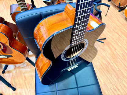 Brunswick BTK50BK Advanced Stage Electro Acoustic Guitar~ Black Gloss Cutaway