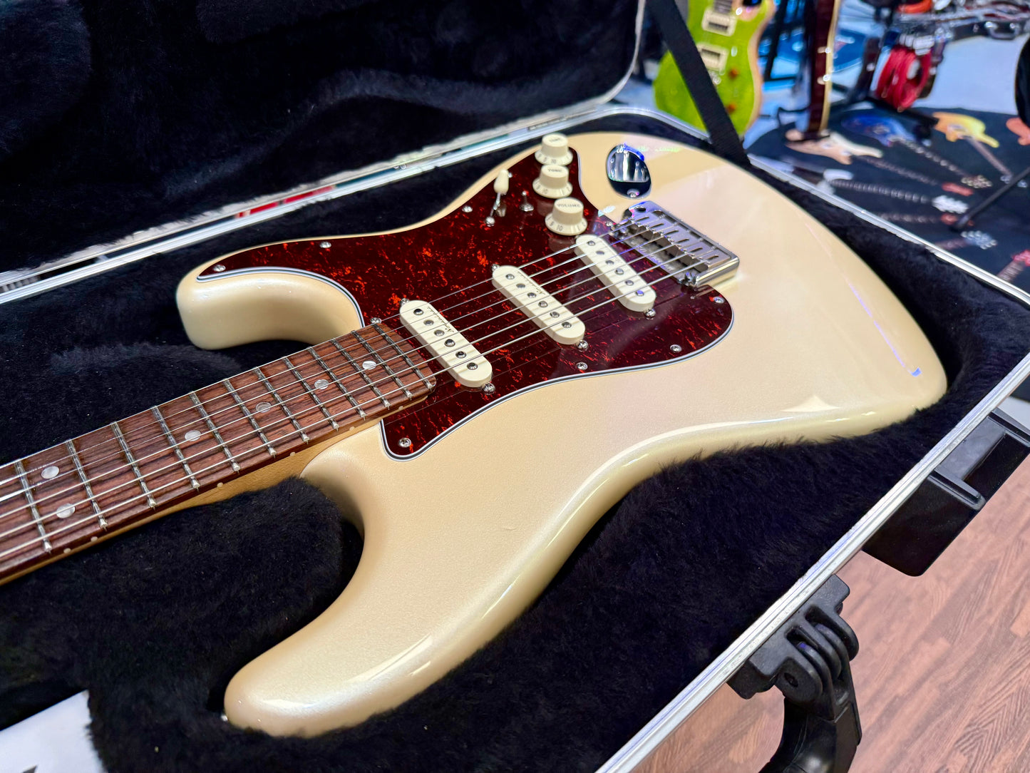 🌟2010🌟 Fender American Deluxe Stratocaster~ Olympic Pearl~ Noiseless~ Gilmour!