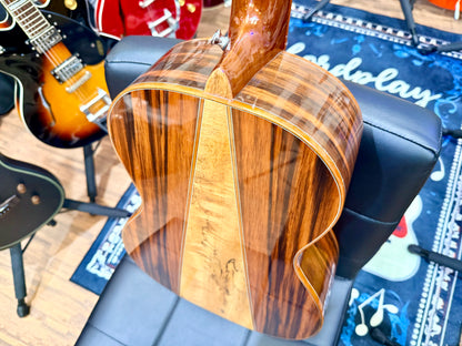 🌟 Tanglewood Exotic Java TWJPE Parlour Electro Acoustic + Hard Case~Stunning 🌟