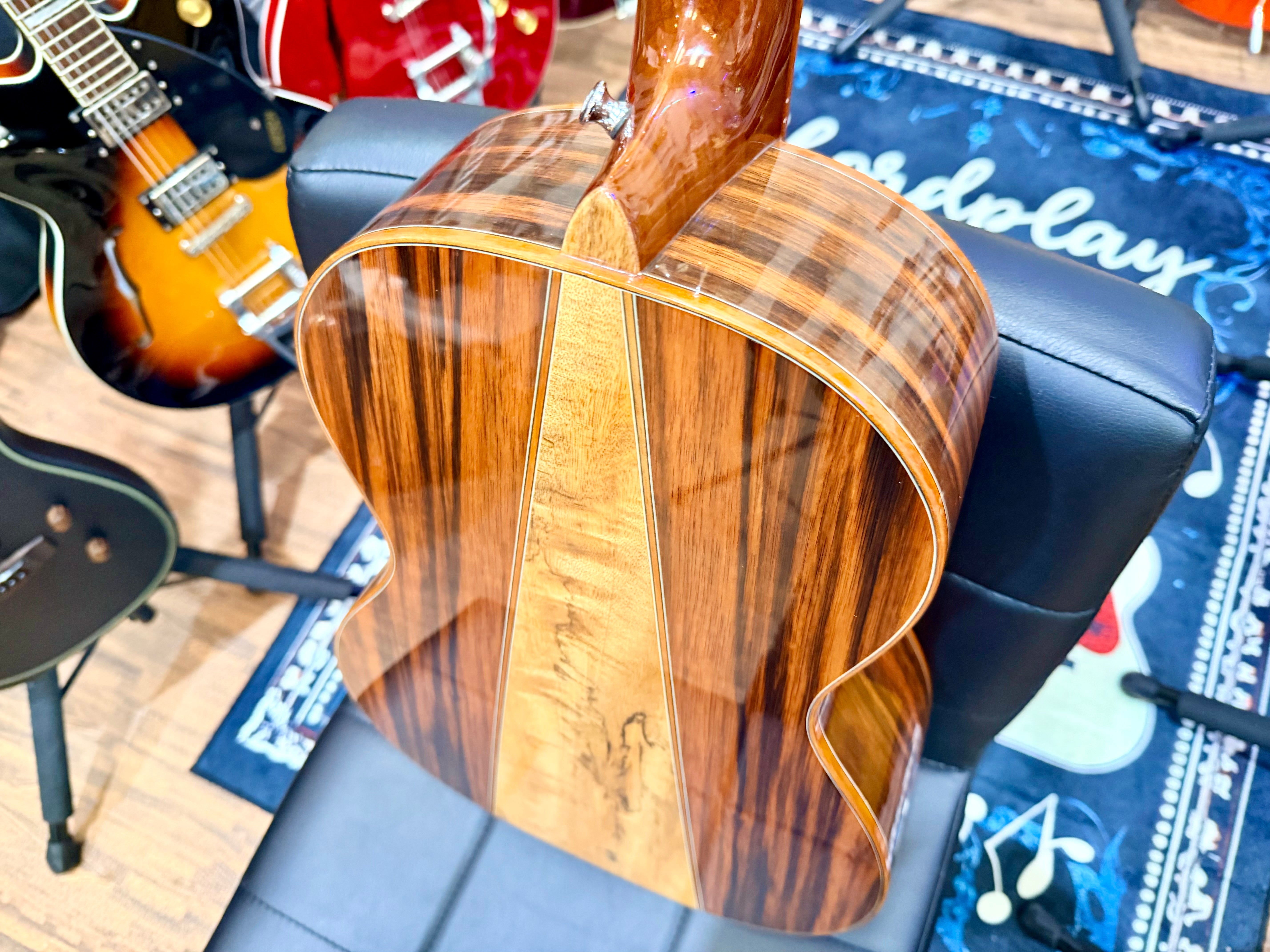 🌟 Tanglewood Exotic Java TWJPE Parlour Electro Acoustic + Hard Case~Stunning 🌟