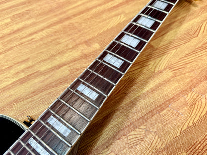 ✨2003✨ Epiphone Les Paul Custom~ Ebony~ Unsung Korea~ Black & Gold~ Cherished!