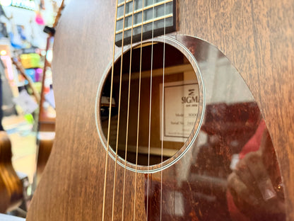 2024 Sigma S000M-15E All-Solid Mahogany Electro-Acoustic Guitar~ With Gig Bag