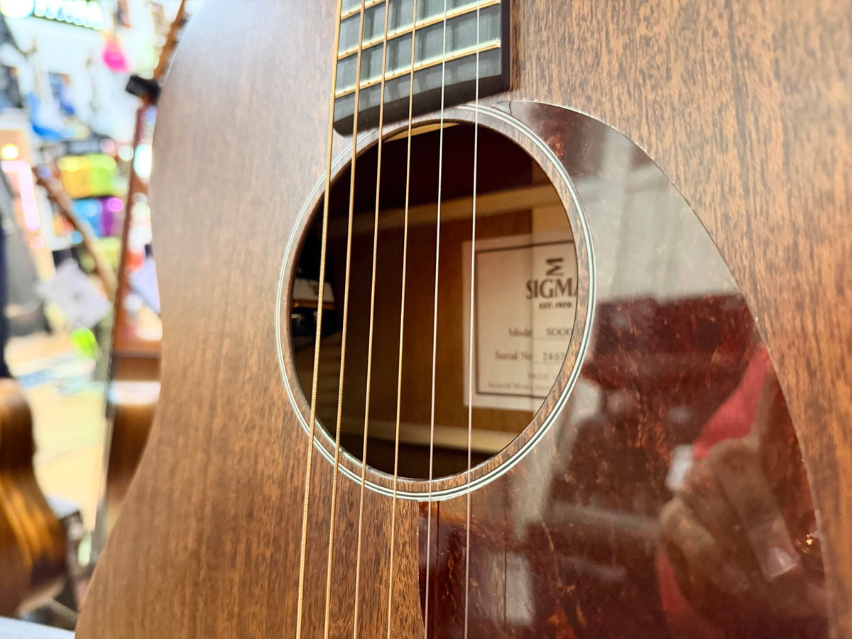 2024 Sigma S000M-15E All-Solid Mahogany Electro-Acoustic Guitar~ With Gig Bag