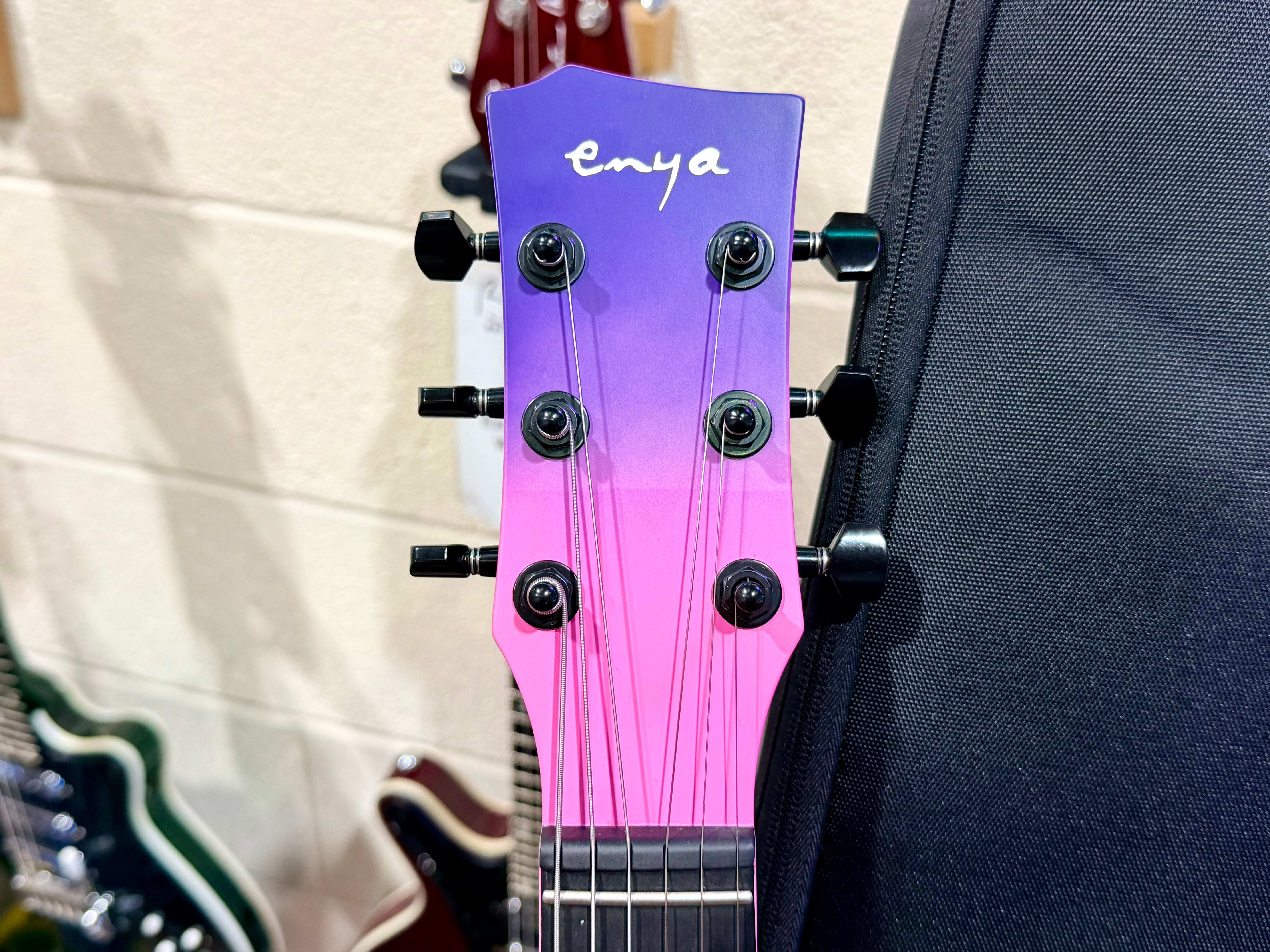 🔥 Enya Nova Go Sonic~ Cosmic Purple~ Smart Electric Guitar~Speaker & FX + Bag 🔥