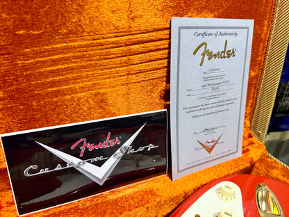 🌟2007🌟 Fender USA Custom Shop 1956 NOS Stratocaster Fiesta Red & Gold~ Maple!