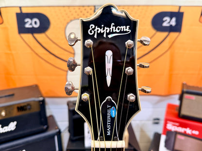 🌟2013🌟 Epiphone Masterbilt DR-500MCE Electro Acoustic Guitar All Solid~ Natural