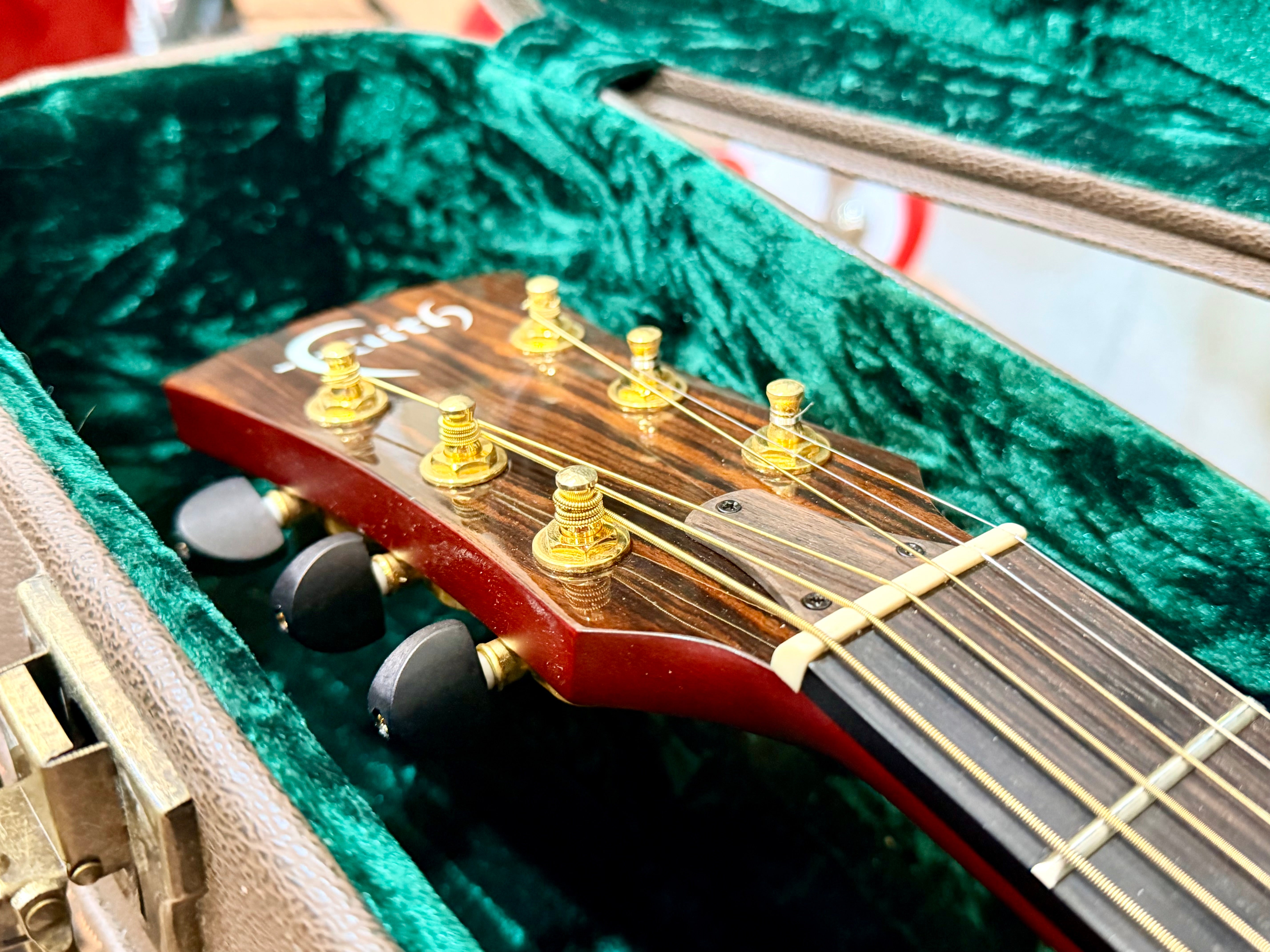 🌟MINT🌟 Faith FVBMB Venus Trembesi Blood Moon Burst~ Electro Acoustic~ Hard Case!