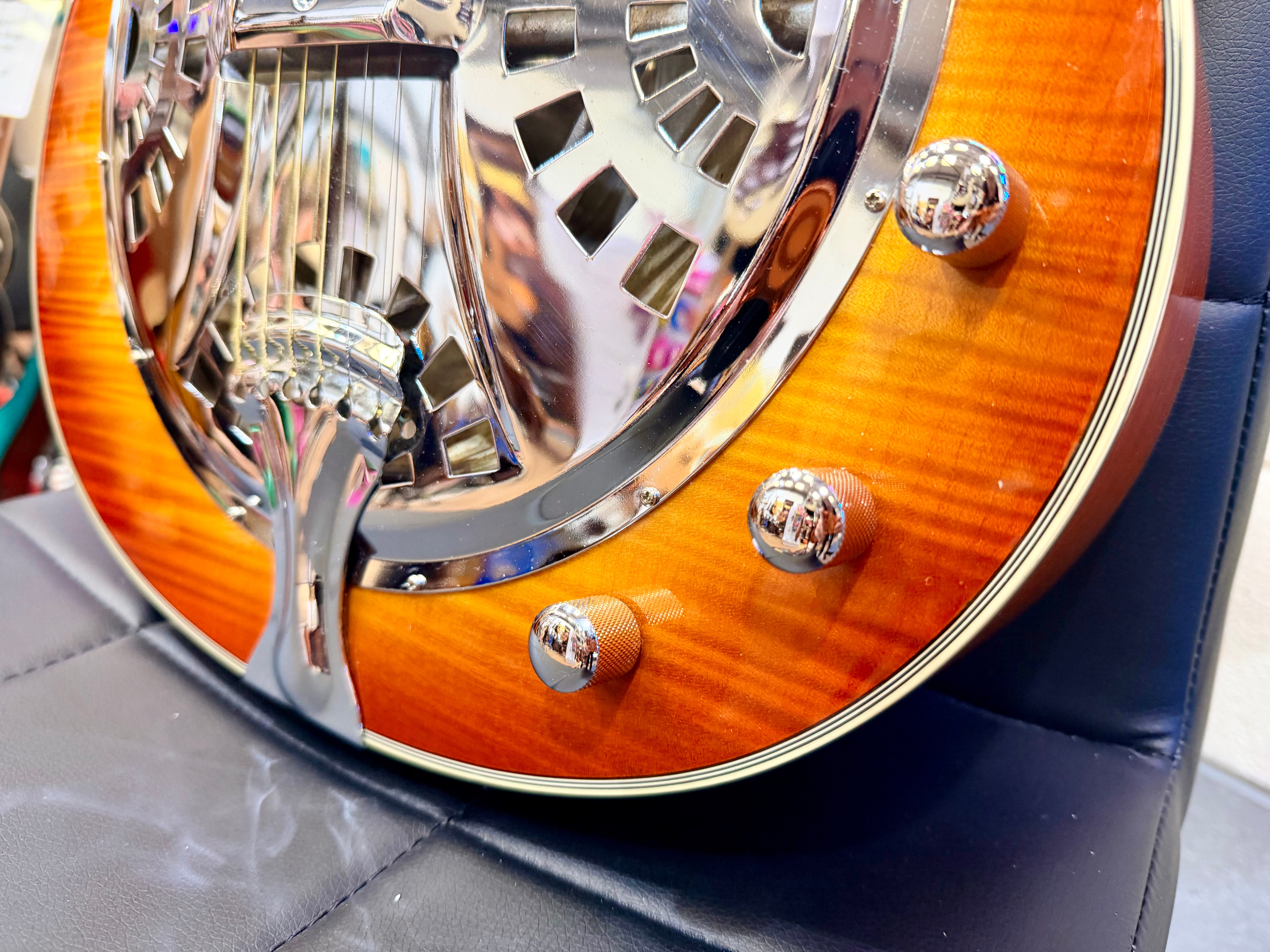 ☀️2010☀️ Fender FR-50CE Cutaway Electro Acoustic Resonator Guitar~ Sunburst!