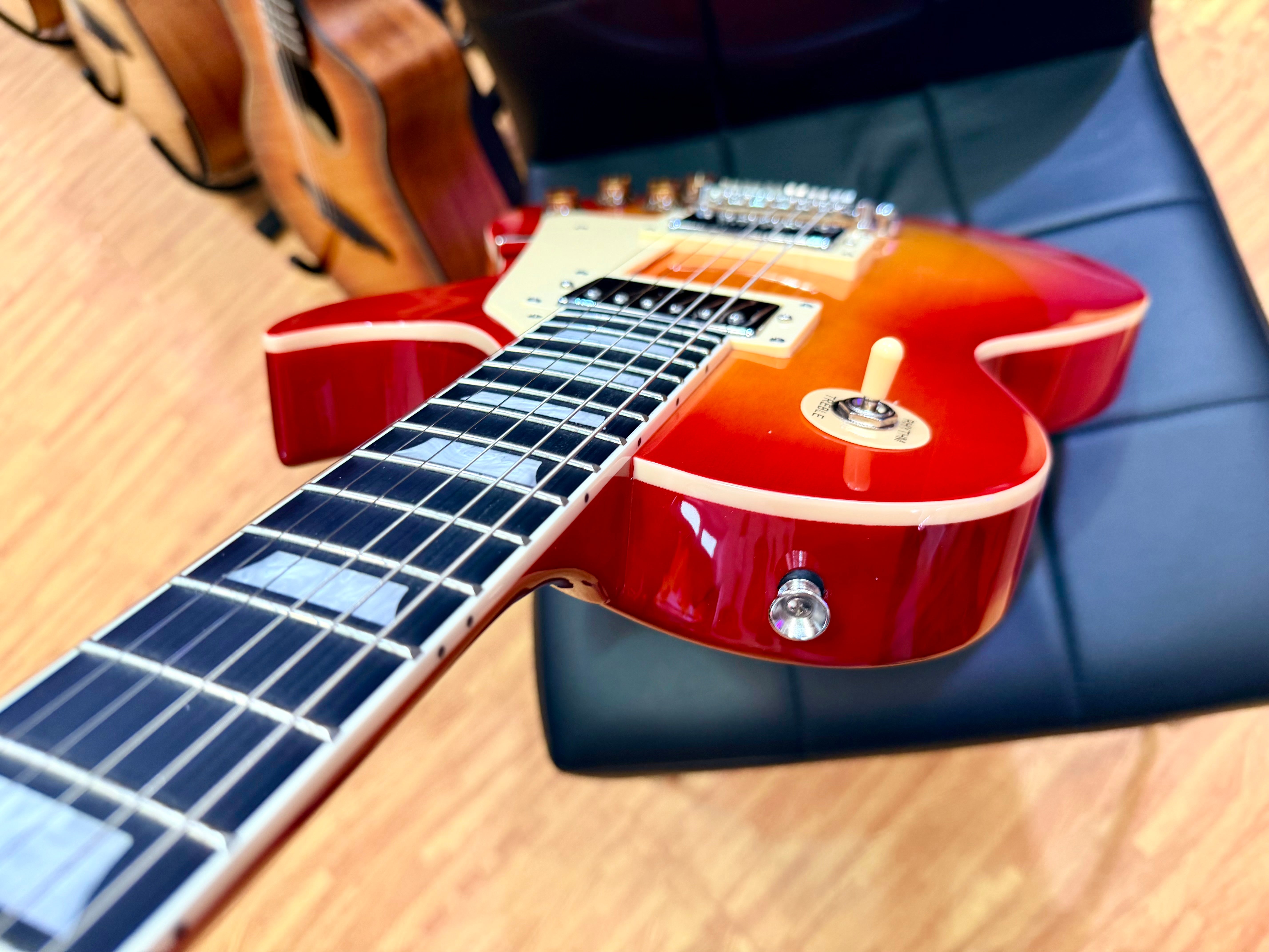 ☀️BUNDLE OFFER☀️ Harley Benton SC-450 CB Classic Series~ Cherry Burst LP Style!