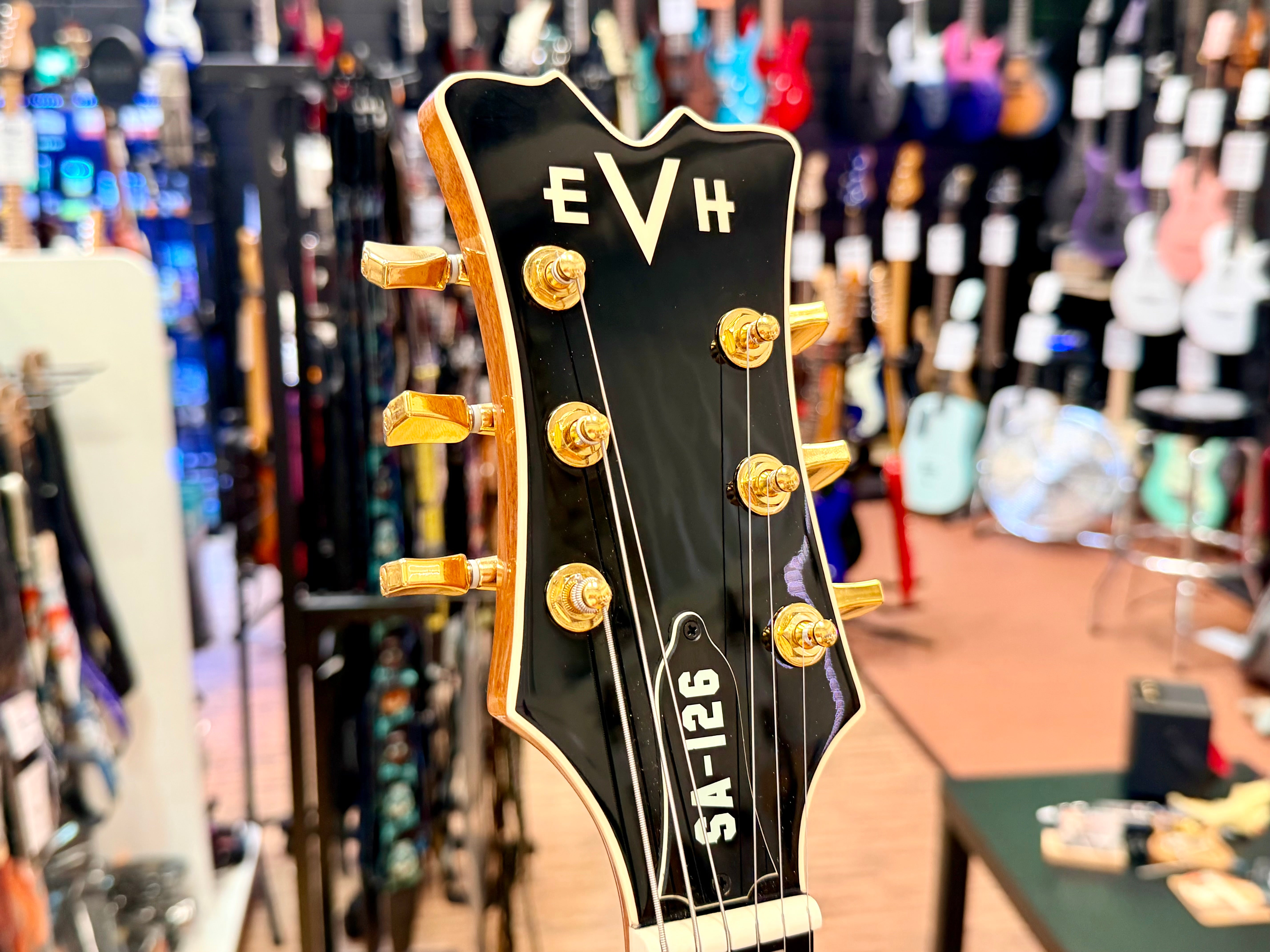 🔥2024🔥 EVH SA-126 Special QM Tobacco Sunburst + OHSC~ MINT~ Wolfgang Van Halen