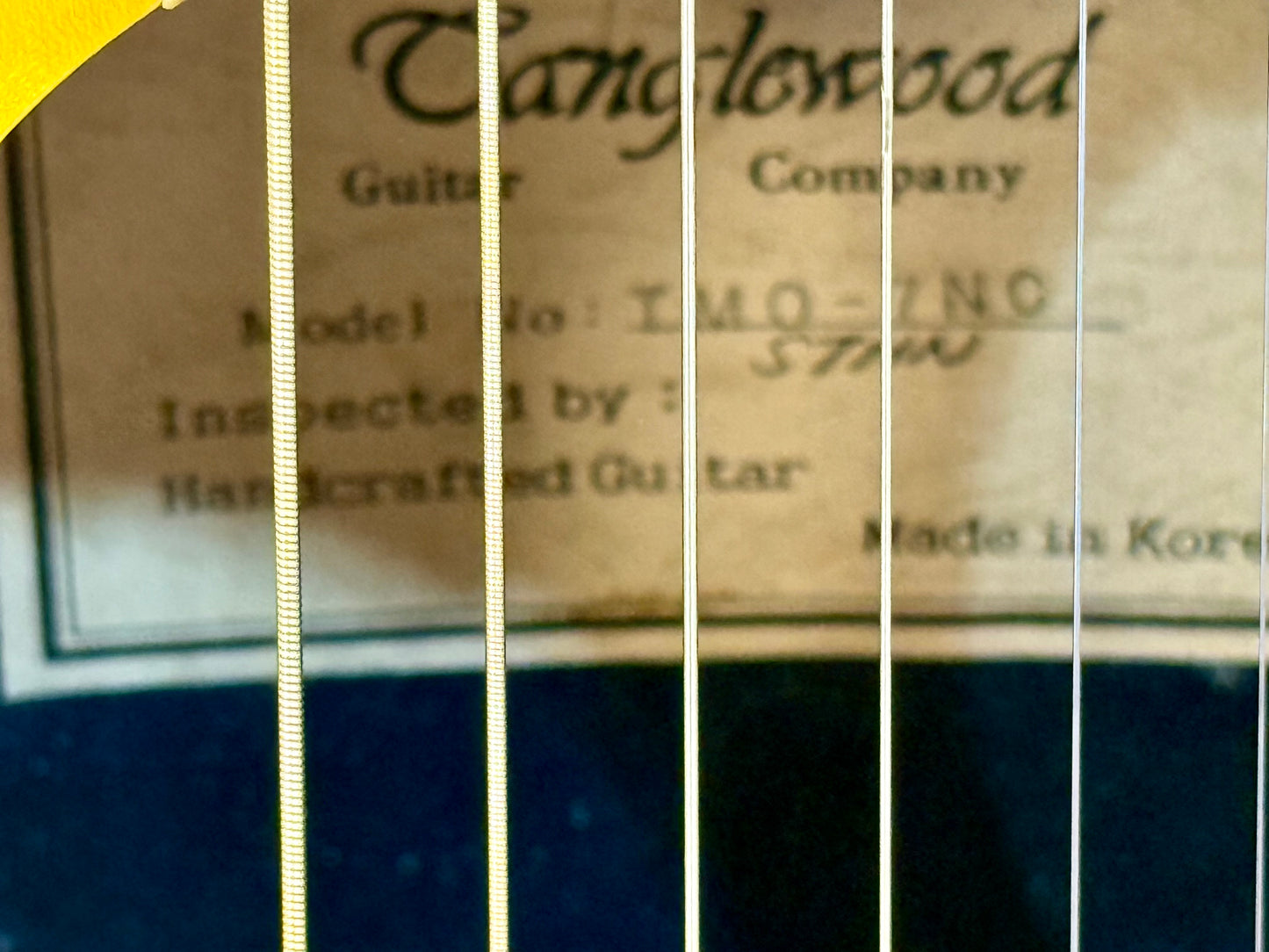 🎸ROUNDBACK🎸 Tanglewood Odyssey TMO-7 Bowl Back Electro-Acoustic Guitar~Natural