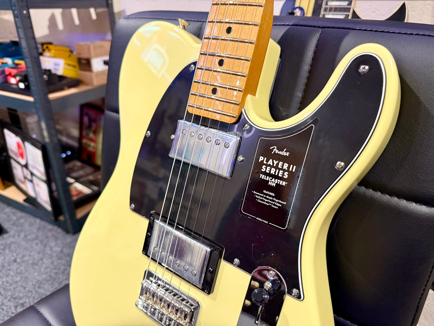 🌟NEW 2024🌟 Fender Player ii Telecaster HH~ Hialeah Yellow~ Maple Fretboard!
