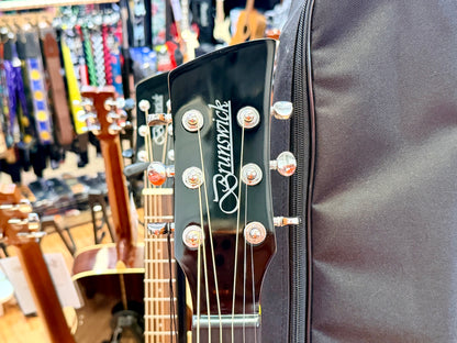 ✨NEW✨ Brunswick BT200 3/4 Travel Acoustic Guitar In Natural With Gig Bag!