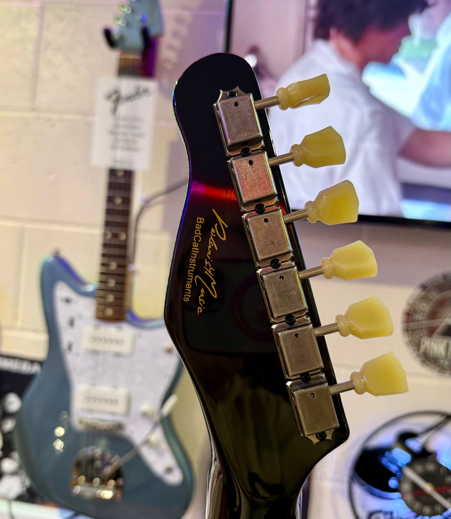 🌟 Jia Lescaster Hybrid Guitar~ Les Paul & Telecaster~Northern Lights Quilted 🌟