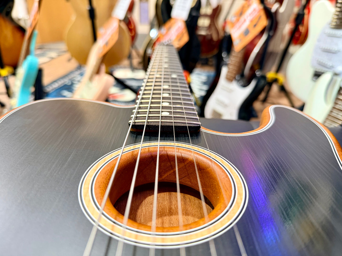 🔥2021🔥 Fender Player Acoustasonic Telecaster~ Brushed Black~ Mexican Tele!
