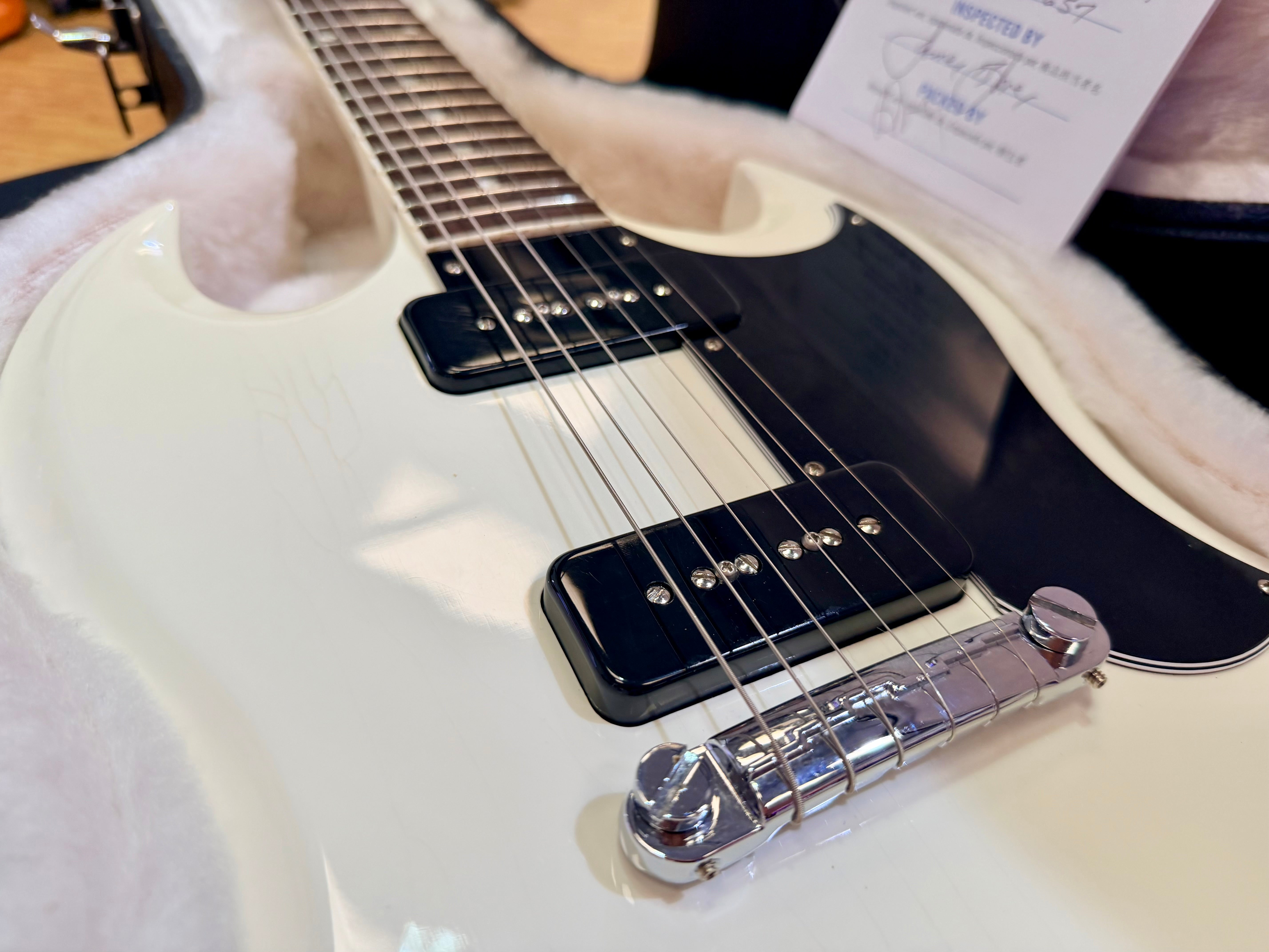 ⚡️2011⚡️ Gibson 50th Anniversary Pete Townshend SG Special~ Alpine White + Case!