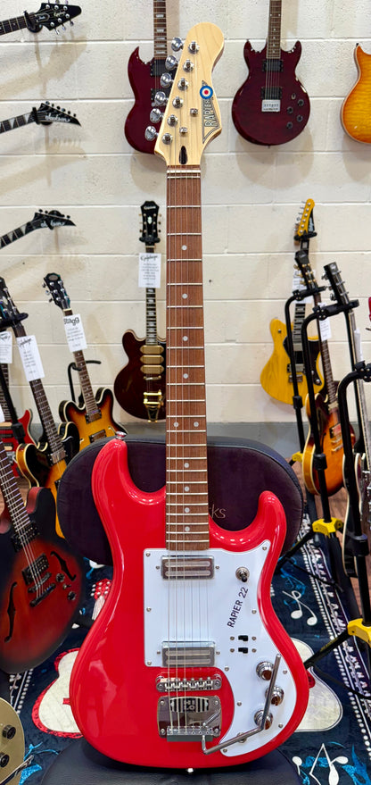 🔥SPECIAL OFFER🔥 NEW Rapier 22 Electric Guitar ~ Fiesta Red!