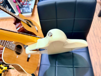 ✨2024✨ Fender Squier J Mascis Jazzmaster Vintage White & Gold~ MINT Condition!
