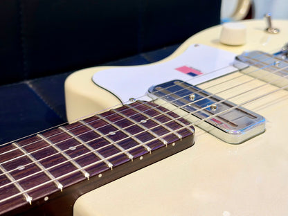 🌟NEW🌟 Harmony Juno Standard Electric~ Pearl White Gold Foil P90 + Mono Case!