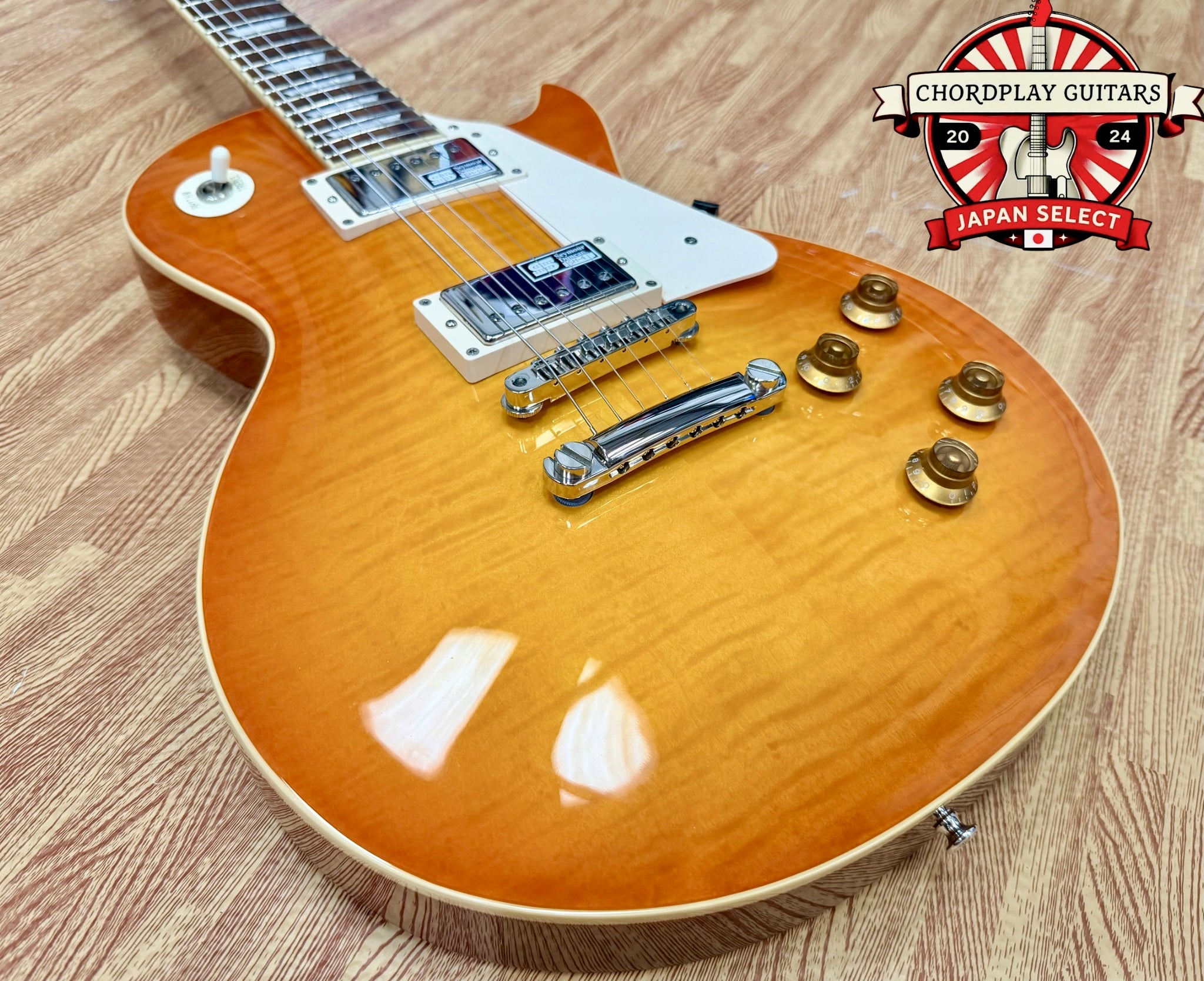 🇯🇵JAPAN🇯🇵 Edwards E-LP-125SD Honey Burst MIJ 2020~ Les Paul~ Seymour Duncan!