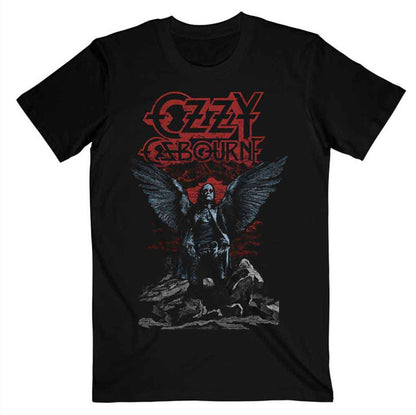 Ozzy Osbourne Angel Wings Unisex T-Shirt~ Official Licensed Unisex Band Merchandise FREE POST