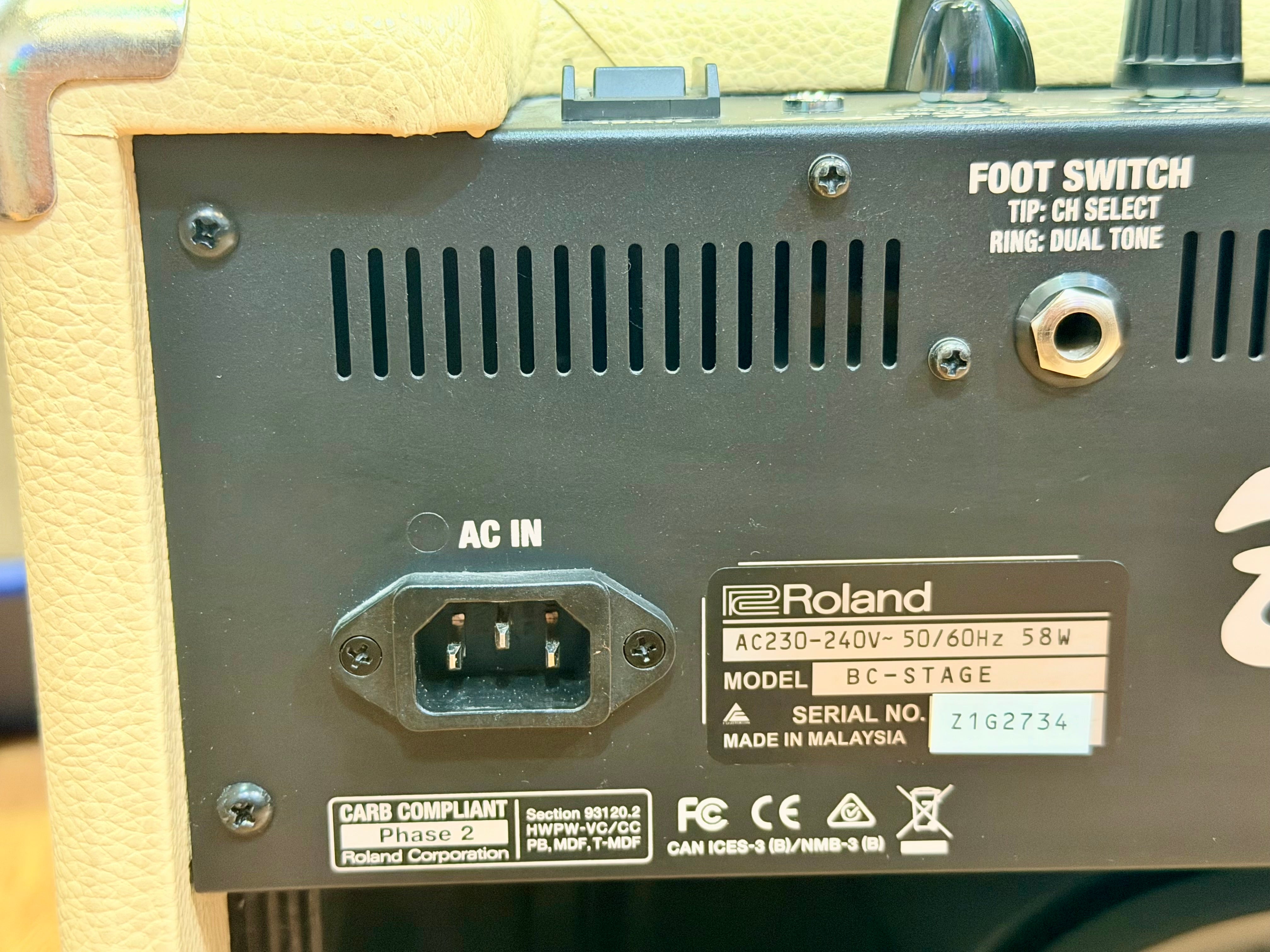 Roland Blues Cube Stage 60 Guitar Amplifier~ Tube Logic Valve 60w Combo Amp 🎸